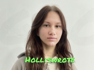 Holliswrote